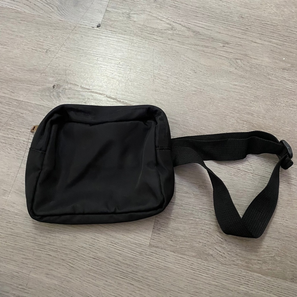 Belt Bag Unisex Black Adjustable Crossbody Waist Pack fanny pack